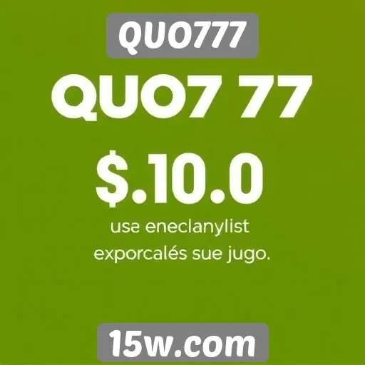 Promoções e bônus disponíveis na QUO777